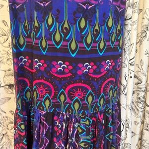 Xhilaration Colorful boho Maxi Skirt